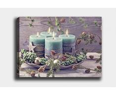 Bonamaison Peinture sur toile, multicolore, 70 x 100 cm - ConÃ§u et fabriquÃ© en Turquie