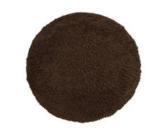 Just Contempo Tapis à poils longs, beige, 120 x 170 cm, marron, 133 x 133 cm