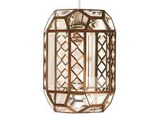 Loxton Lighting clair biseautÃ© Lanterne en verre