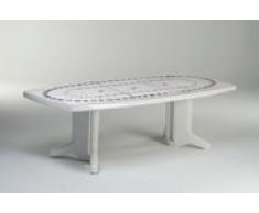 Gardenlife Table Blanche 180/230 x 100 4080c