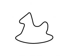 Kaiser WMFÂ âÂ Moule en mÃ©tal pour Cookies Forme de Cheval Ã Bascule 7 cm