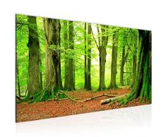 Tableau decoration murale Paysage de la forÃªt - XXL Impression sur Toile Salon Appartment 1 Parties - prÃªt Ã accrocher - 610912b