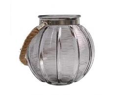 Dcasa Bougeoir en Verre pour décoration de Maison, Unisexe, Adulte, Multicolore, Unique