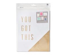 American Crafts Papier pour Bureau Essentials Galerie Mur de 21,5Â cm x 28Â cm 12/PK-You Got CE