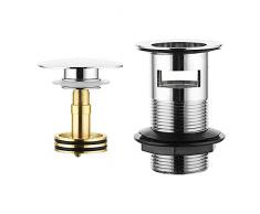 Home Standard Easyclean Bonde de lavabo clic-clac | Fente pour fonctionner avec Un trop-Plein Interne