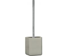 Kleine Wolke béton Brosse WC, Pierre, Gris Pierre, 10.4 x 10.4 x 36 cm