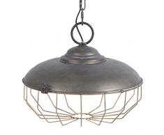 Clayre & Eef 5LMP233 Suspension Industrielle à 37 x 32 cm E27 Max. 1 x 40 W.