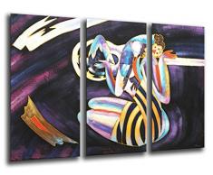 Tableau Moderne Photographique, Impression sur bois, Image dart abstrait, 97 x 62 cm, ref. 26165