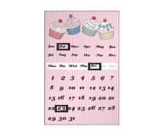 Premier Housewares 2800635 Calendrier MagnÃ©tique Petit GÃ¢teau Rose