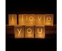 Tindra Lanterne en Papier Ignifuge, Ivoire, Taille Unique