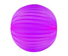 Party Pro 50219L LAMPION Rond, Papier 60g, Bubble Gum, 30 x 30 x 30 cm