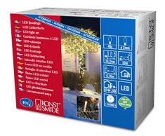 Konstsmide 3610-103 Guirlande 40 Micro LED Blanc Chaud + Câble Transparent 24 V