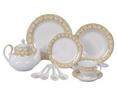 Eternity souci 28Â piÃ¨ces Service de Table, Blanc/crÃ¨me