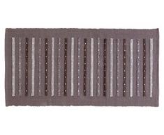 FERIDRAS Duna Tapis, Coton, Gris, 50Â x 90Â x 62Â cm
