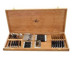 Forge De Laguiole M24 2M IN EB + CS 24 Couteau, Finish Matt