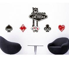 I Design Poker 733 Stickers pour le Mur et le Frigo PVC