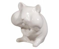 Capventure Tirelire Hamster en Nylon Blanc