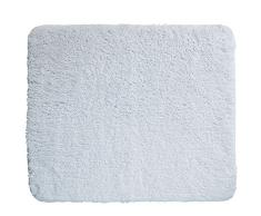 kela 20678 Tapis de Salle de Bain Livana 120x70cm en Polyester Blanc, 70 x 120 x 0,8 cm