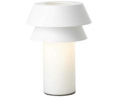 Brilliant Göteborg Lampe de table en verre Blanc 24 cm 15 W