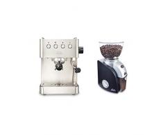 Solis Barista Gran Gusto 1014 - CafetiÃ¨re - Machine Ã Expresso & Scala Plus moulins Ã©lectriques Ã meules - Acier Inoxydable