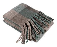 Linder Plaid, 100Pourcentpolyester, Beige, 125x150