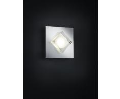 Trio Leuchten Suspension Jojo En Laiton mat avec LED en verre Blanc satiné 326410408