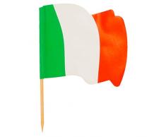 Garcia de Pou 144 unité Drapeau Picks Italia en boîte en Bois, Assortis, 4 x 2.5 x 6.5 cm