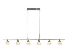 Lucide LEDECO - Suspension - Ã 7,5 cm - LED - 6x3W 3300K - Chrome