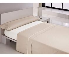 Happy Home Products Jeu de draps Beige 150 cm