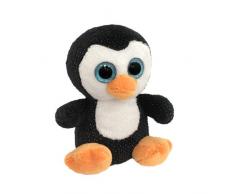 Enesco Peluches Kalidou Peluche Pingouin PINGOO Blanc, 16Â cm, Polyester, Noir, 14Â x 14Â x 16Â cm