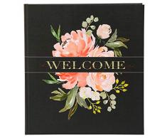 Goldbuch Album de Mariage/Livre dor Photo pour invitÃ©s, Welcome to Our Beginning, Papier, Noir/Multicolore, 30 x 31 cm