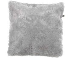 Dutch Decor Coussin Elly 45x45 Gris Clair - Coussins Déco - Oreiller Décoratif - Déhoussable - Zippé