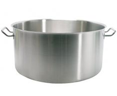 Pardini Albergo Faitout Moyen, Acier INOX, Argent, 32 cm