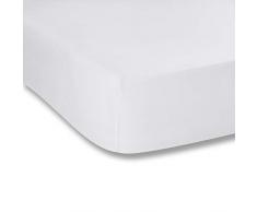 Bianca Plain Dyed Percale Drap-Housse lit 180, 100% aldodÃ³n, White, 180Â X 200Â 