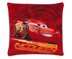Joy Toy AG- Pixar Coussin Flash Mcqueen Disney Cars, 10765, Rouge, 37,00 x 37,00 x 8,00 cm