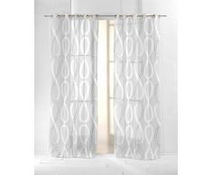 Martina Home Maia Rideau avec Oeillets, Tissu, 29Â x 2Â x 38Â cm 29x2x38 cm Gris