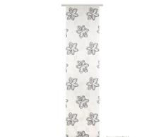 Deko Trends Florenti 8334 01 099 Rideau coulissant avec Tringle en aluminium et Barre de stabilisation