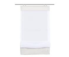 FASHION FOR HOME Wohnprofi Sheena easyFIX Store occultant avec Crochets pour fenÃªtre, Blanc, 140 x 60 cm