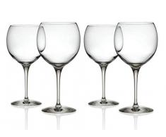 Alessi SG119/0S4 Mami XL Lot de 4 Verres à vin Rouge en Verre cristallin