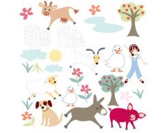 RoomMates Gems Friends Farm Peel & Stick Appliques