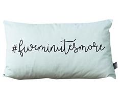 Kenay Home Teen 5Â Coussin de Chaise, Coton, Vert Menthe, 50Â x 30Â x 20Â cm