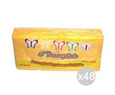 Glooke Selected Lot de 48Â Serviettes 25Â x 25Â Jaune 100Â piÃ¨ces colorÃ©s 2Â VELI Cuisine et la Table, Multicolore, Unique