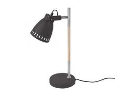 LEITMOTIV LM1624 Lampes de Bureau, Le Fer, Noir