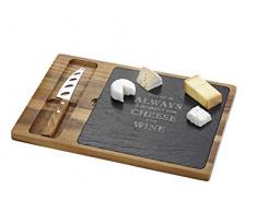 Esmeyer 291-609 Colmar Set de 3 couteaux à fromage Marron 37 x 25 x 2 cm