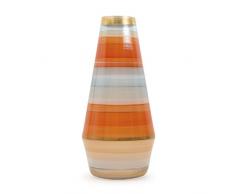 Angela neue Wiener Werkstaette Vase en Verre anoblit, Verre, Orange, 14Â x 14Â x 30Â cm