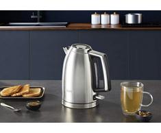 KRUPS EXCELLENCE 1.7 l Inox Bouilloire Bouilloire électrique Bouilloire sans fil Base 360° Résistance Cachée Filtre anti-calcaire BW552D10