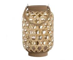 Dcasa Bougeoir en Bambou pour décoration de Maison, Unisexe, Adulte, Multicolore, Unique