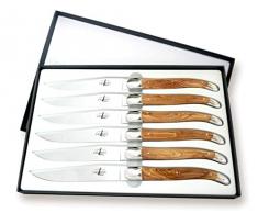 Forge De Laguiole T6 2M INOLBRI Couteau, Olivenholz