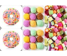 PAPILLON Absorbant Dessous de Verre Chaque avec Une Belle Impression Photo, sucrÃ©, Lot de 6