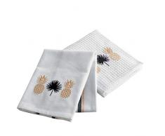 douceur dinterieur ANAGOLD TORCHONS, Noir, 50 x 70 CM